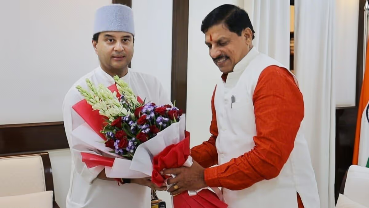 Mohan Yadav Meets Jyotiraditya Scindia